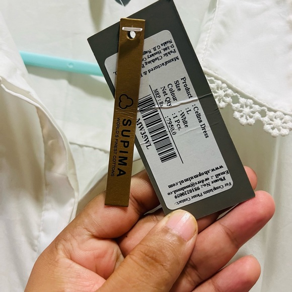 White shirt style midi dress ! - Picture 7 of 9